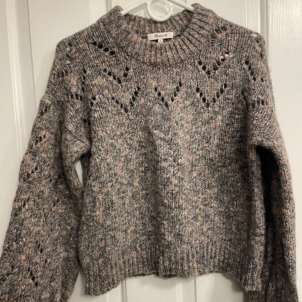Madewell Pullover Balloon Sleeve Sweater Size S